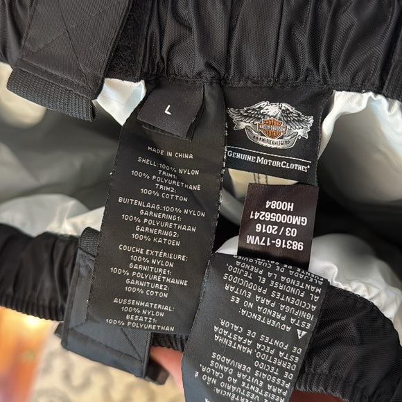 Harley Davidson rain gator pants with boot covers size Large - Picture 7 of 7
